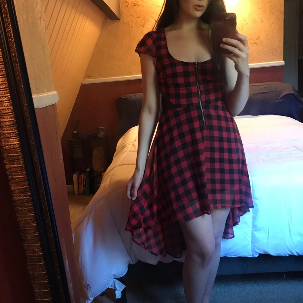 Material Girl high-low dress